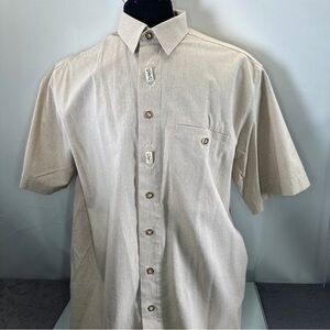 Alpenland Cotton Button Up Shirt 17.5”Collar / 53” Chest